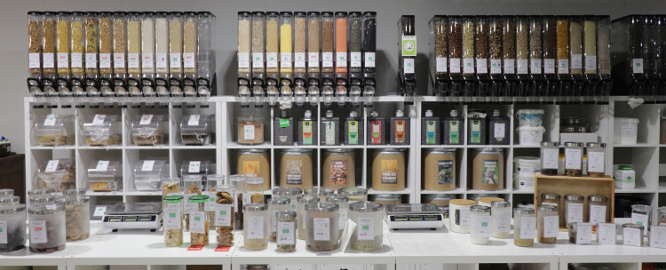 Image section vrac du magasin